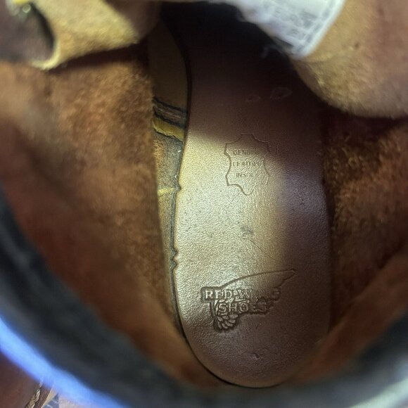 Red Wing 8138 Heritage Briar Slick Moc Toe Work Boots Mens 8 D - Picture 8 of 12